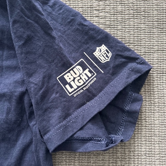 Navy Blue New York Giants T-Shirt (XL) - Picture 2 of 2